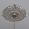 Ekena Millwork Attica PVC Ceiling Medallion (Fits Canopies up to 7 3/4"), Brght Coat Chrome, 22"OD x 3 1/2"ID x 1"P CMP22ATBCR - alternate 7